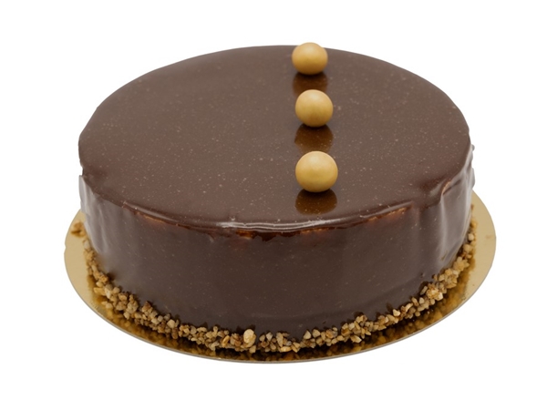 Chocolade karamel taartje