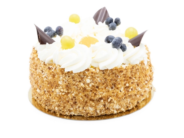 Hazelnoot slagroom schuimtaartje