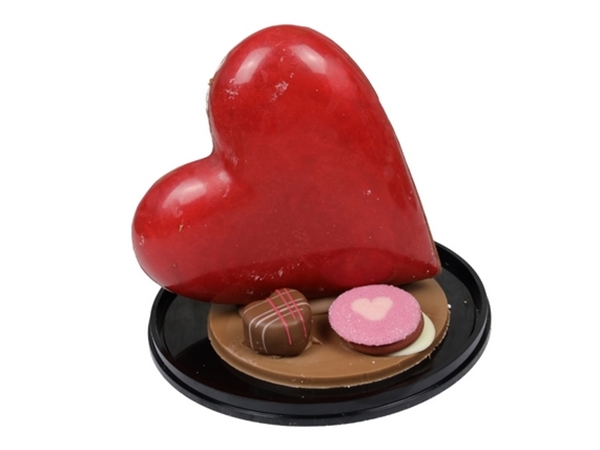 Chocolade hart luxe in stolp